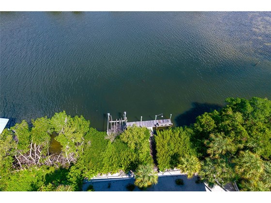 Aerial View of Dock. - Single Family Home for sale at 62 Tarpon Way, Placida, FL 33946 - MLS Number is D6121925