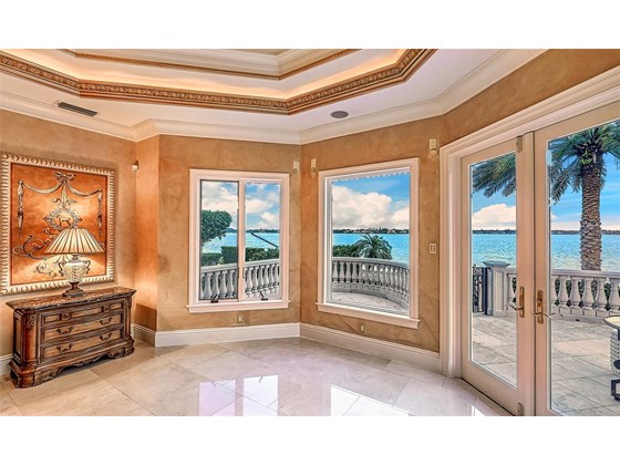 483 Meadow Lark Drive Sarasota FL 34236 Bird Key A4510572 - Owner's suite overlooking private balcony Sarasota Bay - Single Family Home for sale at 483 Meadow Lark Dr, Sarasota, FL 34236 - MLS Number is A4510572