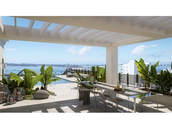 Rooftop BBQ - Condo for sale at 33 S Palm Ave #1301, Sarasota, FL 34236 - MLS Number is A4515550