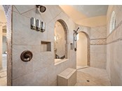 This large master shower is stunning! - Single Family Home for sale at 1012 Bayview Dr, Nokomis, FL 34275 - MLS Number is A4521028